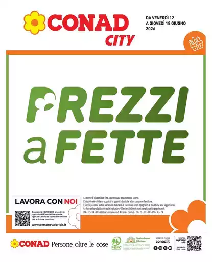 Prezzi a fette Prezzi a fette