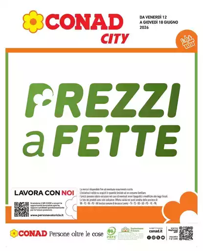Prezzi a fette