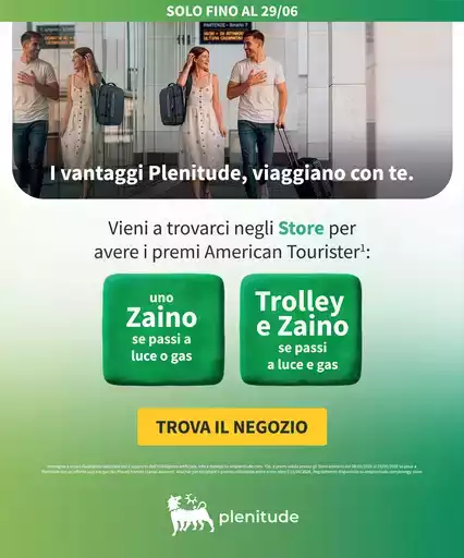 I vantaggi di Plenitude, viaggiano con te I vantaggi di Plenitude, viaggiano con te