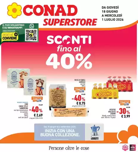 Sconti fino al 40%