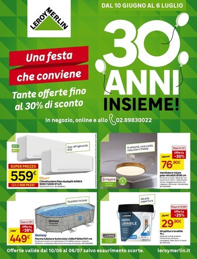 Una festa che conviene da Leroy Merlin!