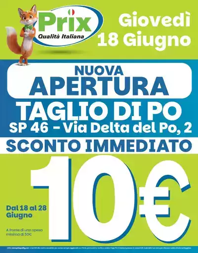 Nuova apertura Nuova apertura