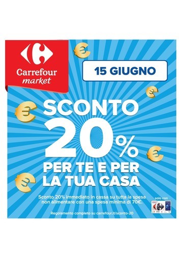 Sconto 20% per te e per la tua casa Sconto 20% per te e per la tua casa