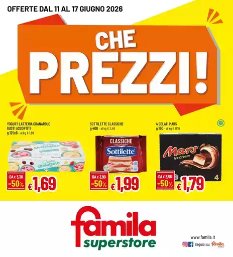 CHE PREZZI! CHE PREZZI!