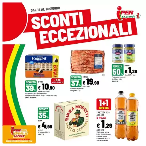 Sconti eccezionali Sconti eccezionali