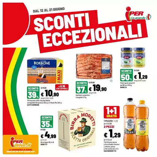 Sconti eccezionali Sconti eccezionali