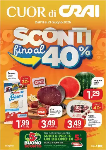 SCONTI FINO AL 40 SCONTI FINO AL 40