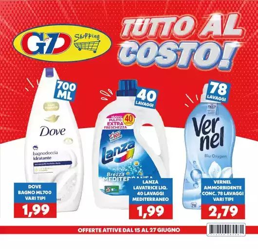 Tutto al costo! Tutto al costo!