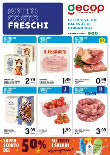 Sottocosto freschi Sottocosto freschi
