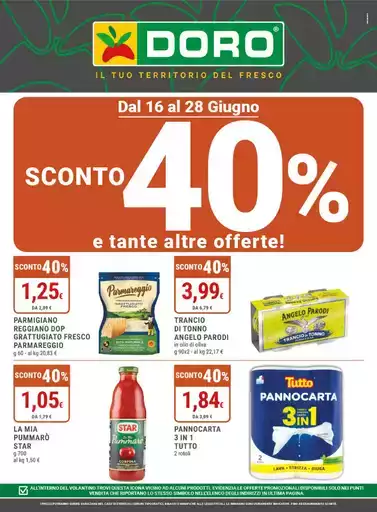 Sconto 40% e tante altre offerte! Sconto 40% e tante altre offerte!