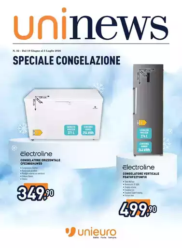 Speciale Congelazione da Unieuro! Speciale Congelazione da Unieuro!