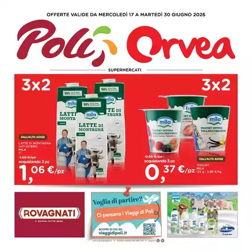 OFFERTE VALIDE DA MERCOLEDÌ 17 A MARTEDÌ 30 GIUGNO 2026 OFFERTE VALIDE DA MERCOLEDÌ 17 A MARTEDÌ 30 GIUGNO 2026