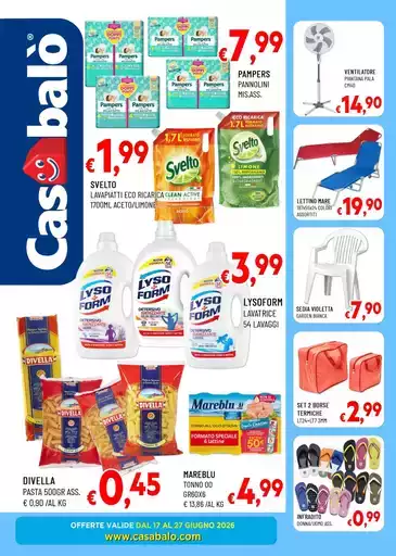 Offerte valide dal 17 al 27 giugno