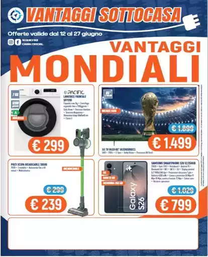 Vantaggi mondiali