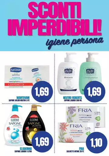SCONTI IMPERDIBILI! SCONTI IMPERDIBILI!
