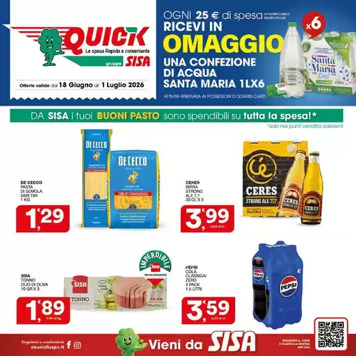 Offerte dal 18 Giugno all' 1 Luglio 2026