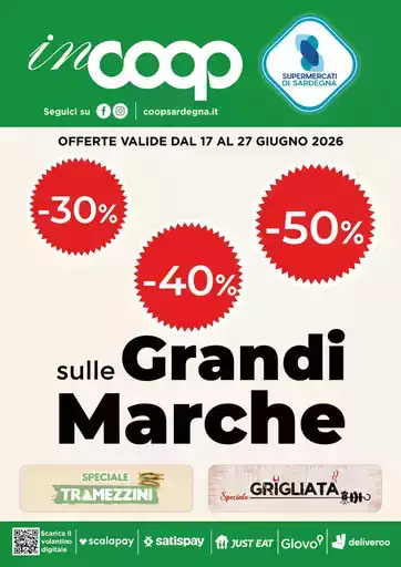 30% 40% sulle grandi marche