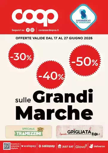 30% 40% sulle grandi marche