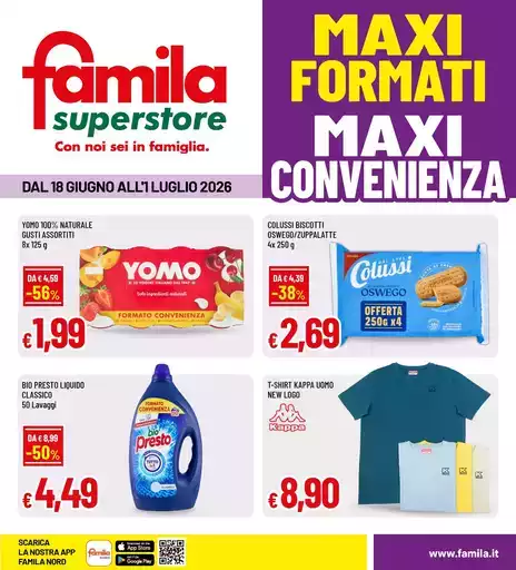 Maxi formati maxi convenienza
