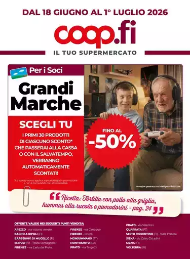 Dal 18 giugno al 1° luglio 2026 Dal 18 giugno al 1° luglio 2026