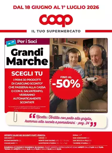 Dal 18 giugno al 1° luglio 2026 Dal 18 giugno al 1° luglio 2026
