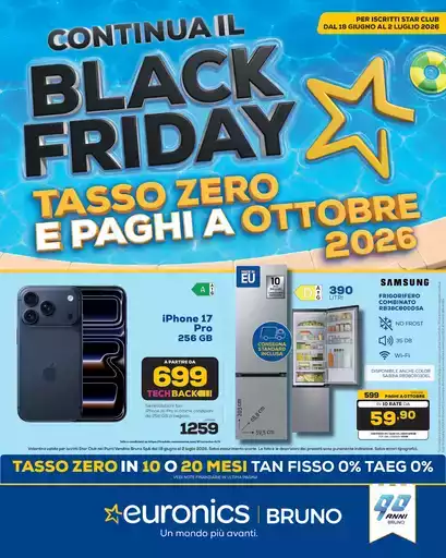 Continua il Black Friday d'Estate Continua il Black Friday d'Estate