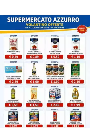 Offerte Supermercato Azzurro