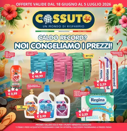 Noi congeliamo i prezzi! Noi congeliamo i prezzi!