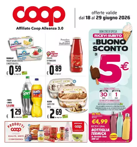 Offerte valide dal 18 al 29 giugno 2026 Offerte valide dal 18 al 29 giugno 2026