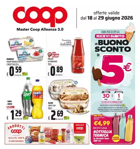 Offerte valide dal 18 al 29 giugno 2026 Offerte valide dal 18 al 29 giugno 2026