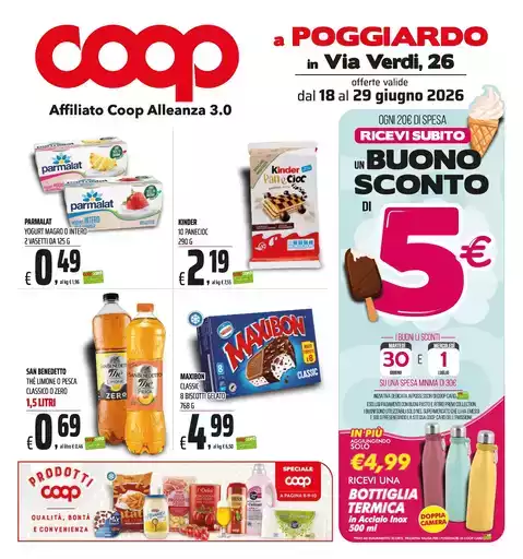 Offerte valide dal 18 giugno al 29 giugno 2026 Offerte valide dal 18 giugno al 29 giugno 2026