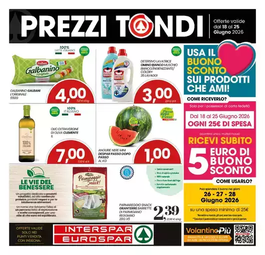 Prezzi tondi Prezzi tondi