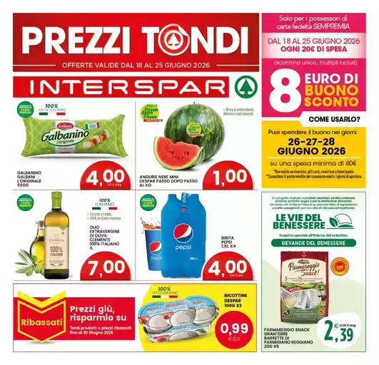 Prezzi tondi Prezzi tondi