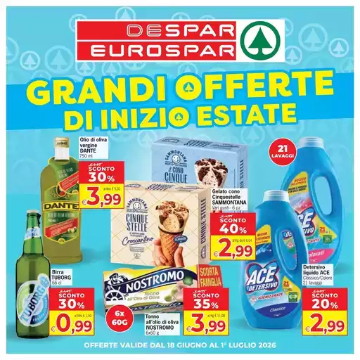 Grandi offerte di inizio estate