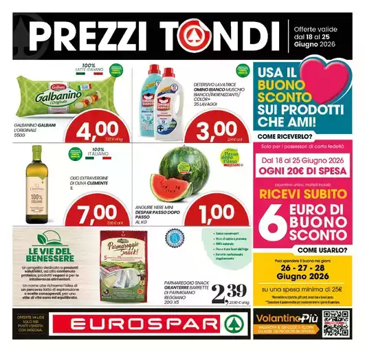 Prezzi tondi Prezzi tondi