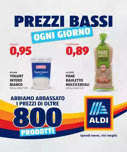 Prezzi bassi ogni giorno Prezzi bassi ogni giorno