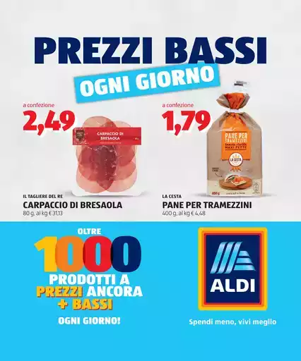 Prezzi bassi ogni giorno