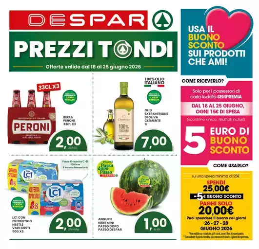 Prezzi tondi Prezzi tondi