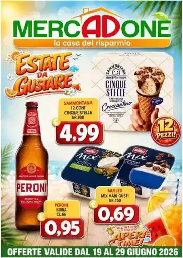 Offerte valide dal 19 al 29 giugno