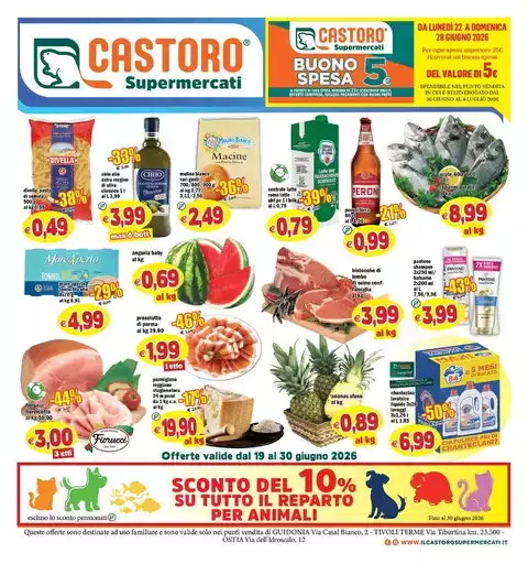 Offerte valide dal 19 al 30 giugno 2026 Offerte valide dal 19 al 30 giugno 2026