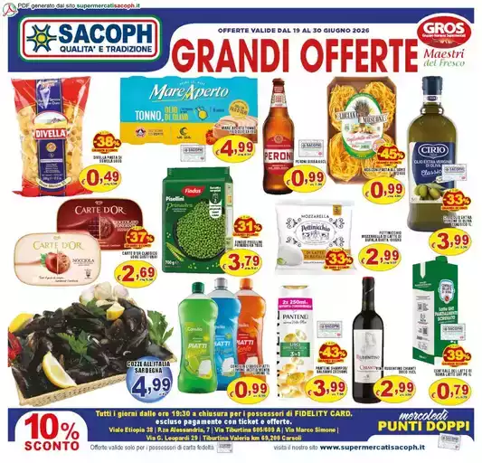 Grandi offerte Grandi offerte