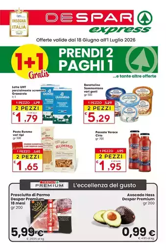 Prendi 2 paghi 1 Prendi 2 paghi 1