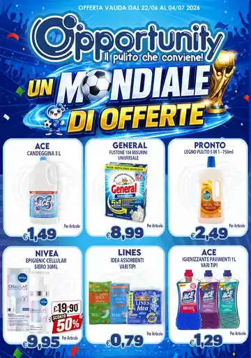 UN MONDIALE DI OFFERTE UN MONDIALE DI OFFERTE