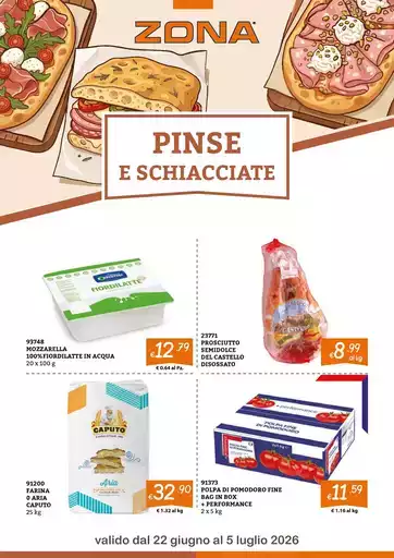 Zona per te! Pinse e schiacciate Zona per te! Pinse e schiacciate