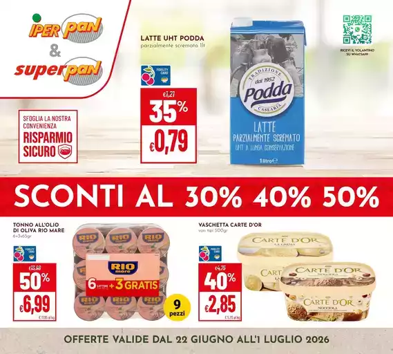 Sconti al 30%40%50%