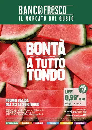 Bonta a tutto tondo Bonta a tutto tondo