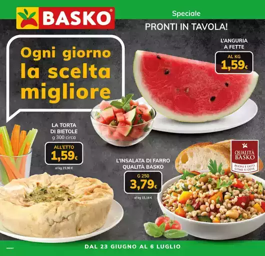 Speciale Pronti in Tavola