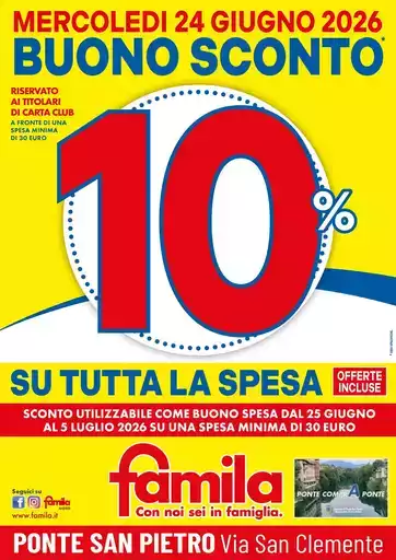 BUONO SCONTO 10% BUONO SCONTO 10%