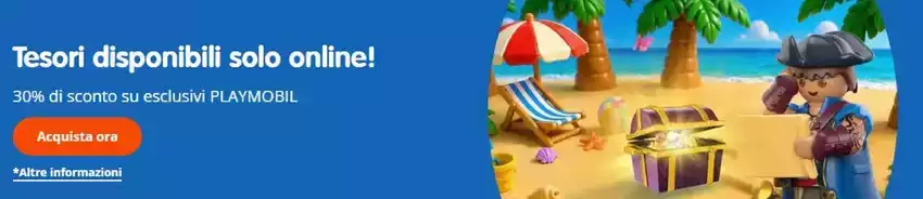 Tesori disponibili solo online! Tesori disponibili solo online!