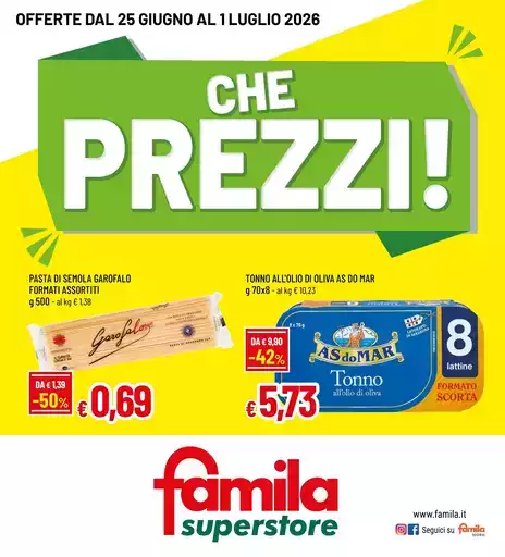 CHE PREZZI! CHE PREZZI!